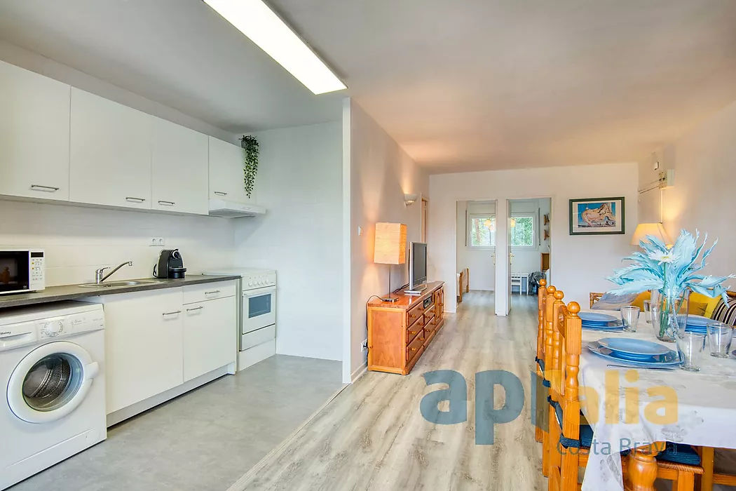 Appartement spacieux avec une très grande terrasse et deux chambres dans Platja d'Aro