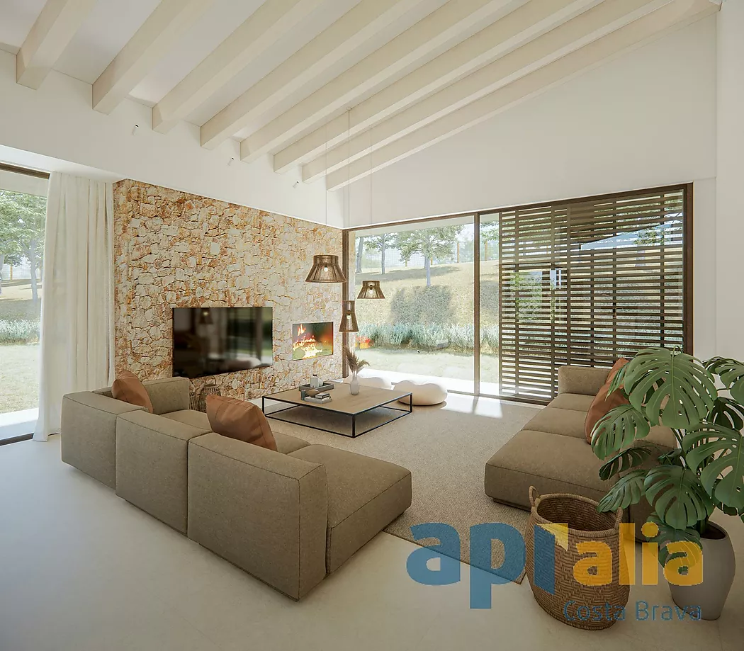 Espectacular casa de obra nueva de diseño en Calonge, Costa Brava, con acabados de 1ª calidad