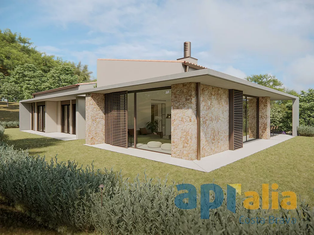 Espectacular casa de obra nueva de diseño en Calonge, Costa Brava, con acabados de 1ª calidad