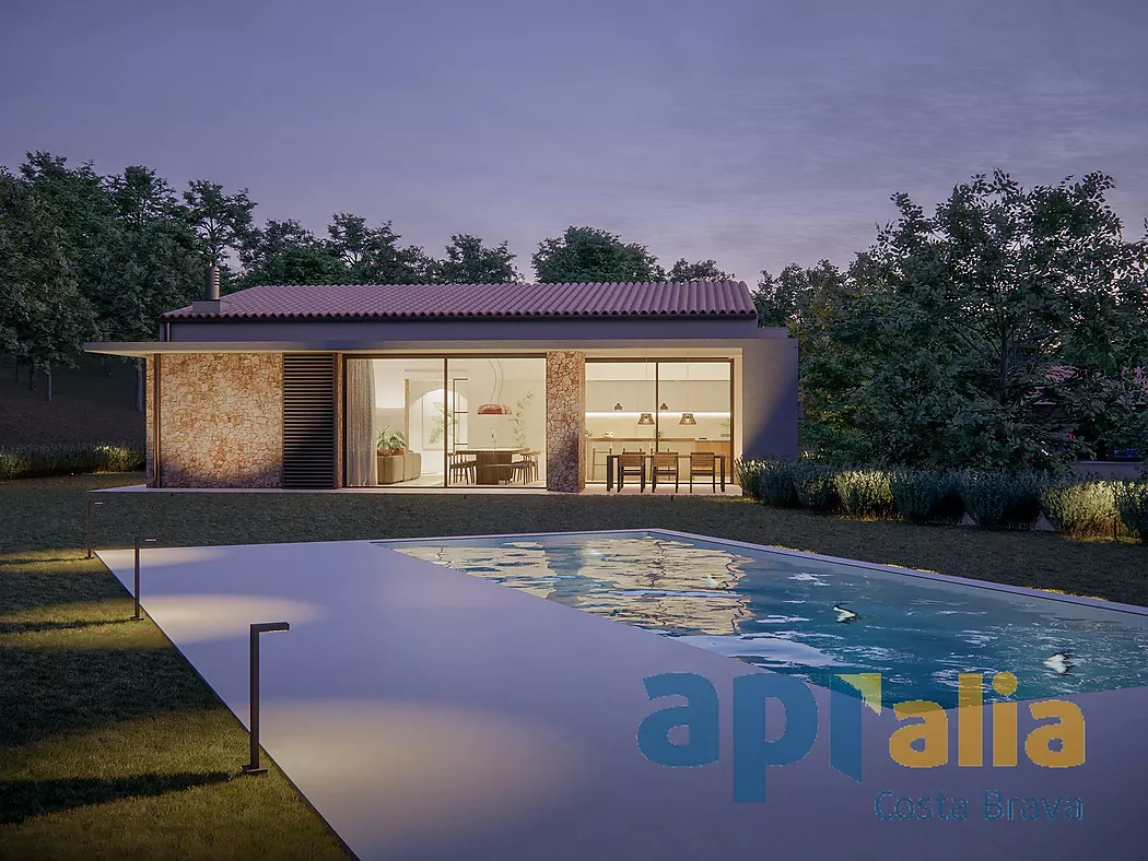 Espectacular casa de obra nueva de diseño en Calonge, Costa Brava, con acabados de 1ª calidad