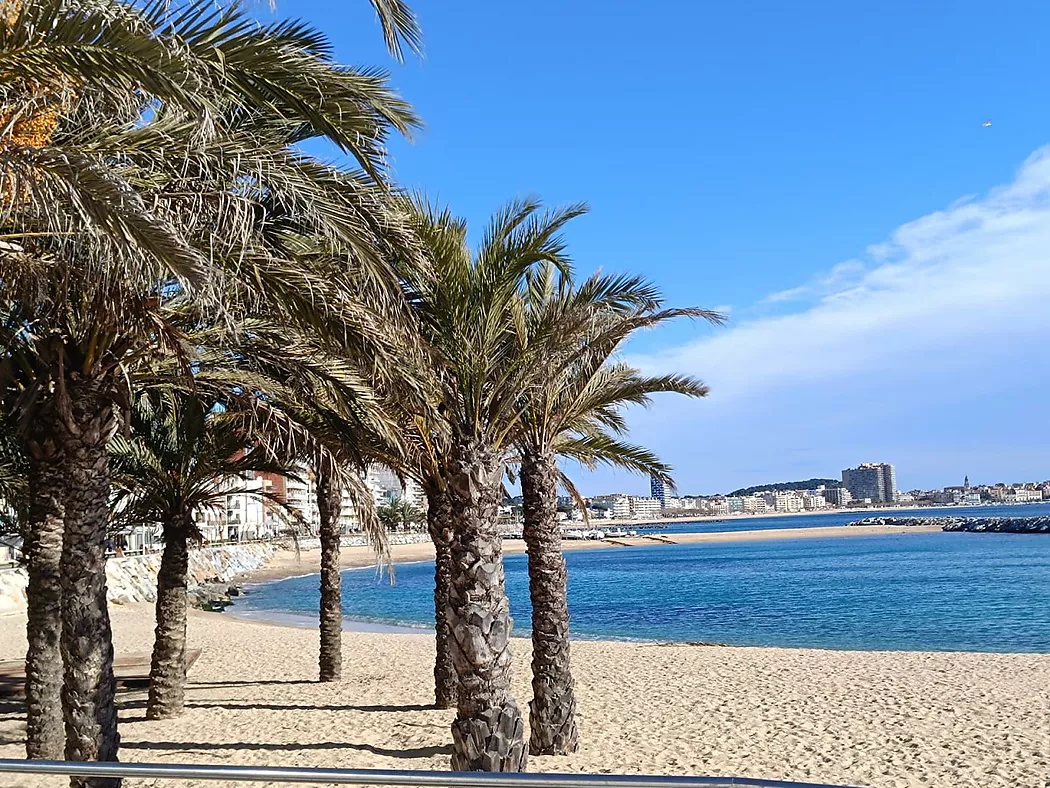 Ático con terraza privada, en segunda línea de mar.